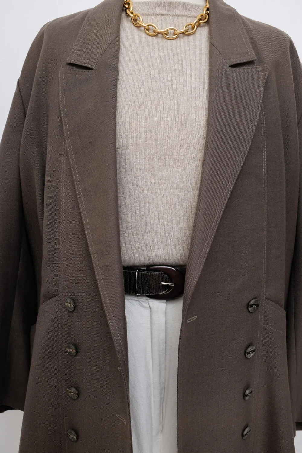 0046_VINTAGE NOUGAT WOOL BLAZER