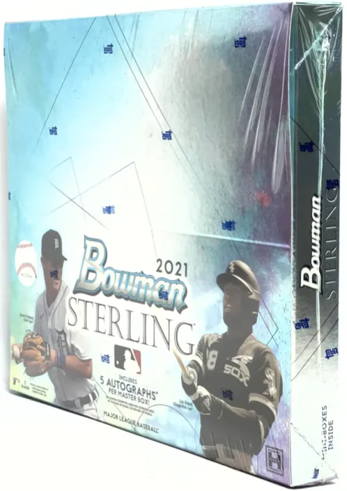 2021 Bowman Sterling Baseball Hobby Box 5 Packs Per Box, 6 Cards Per Pack