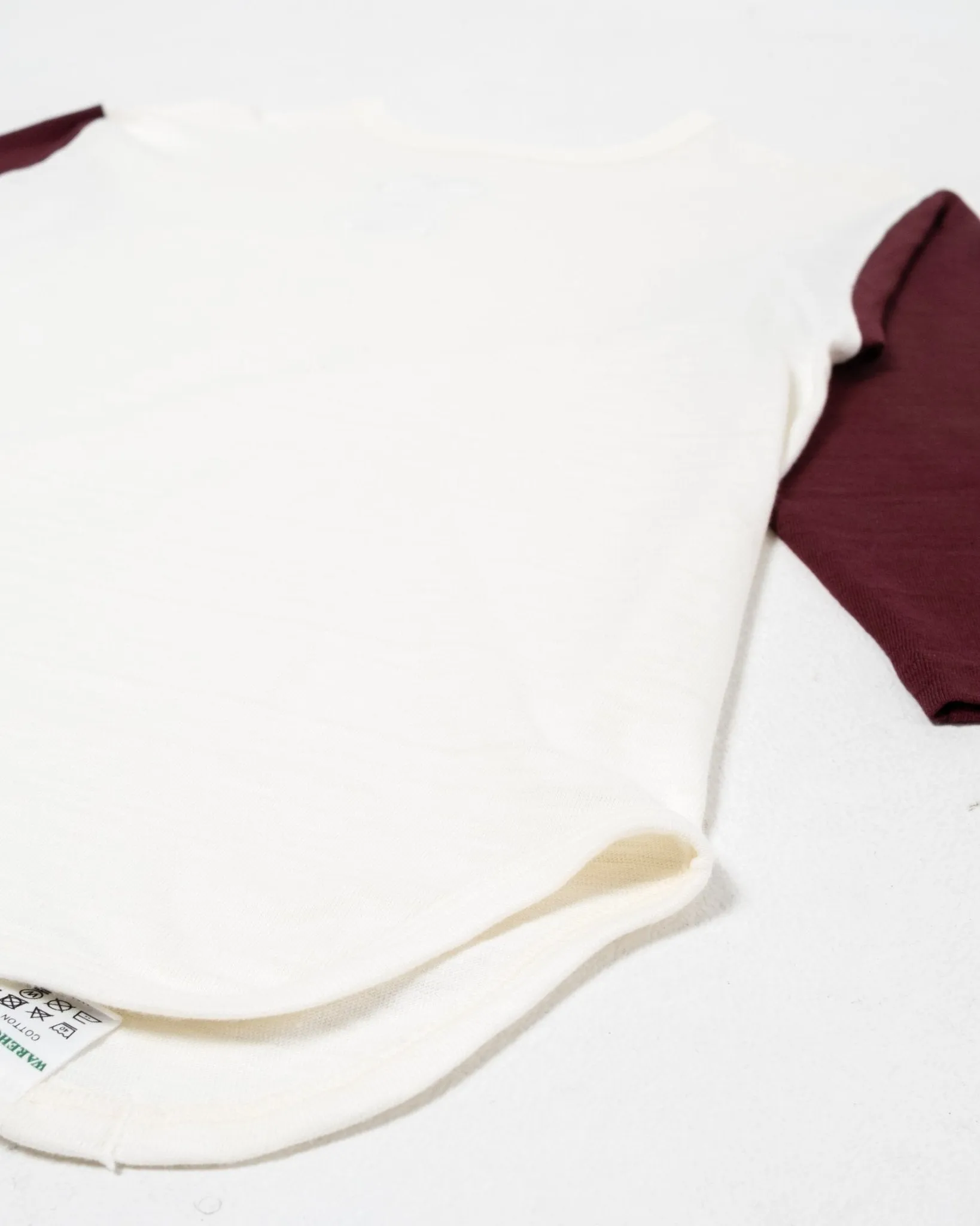 4800 Baseball Tee Cream x Bordeaux