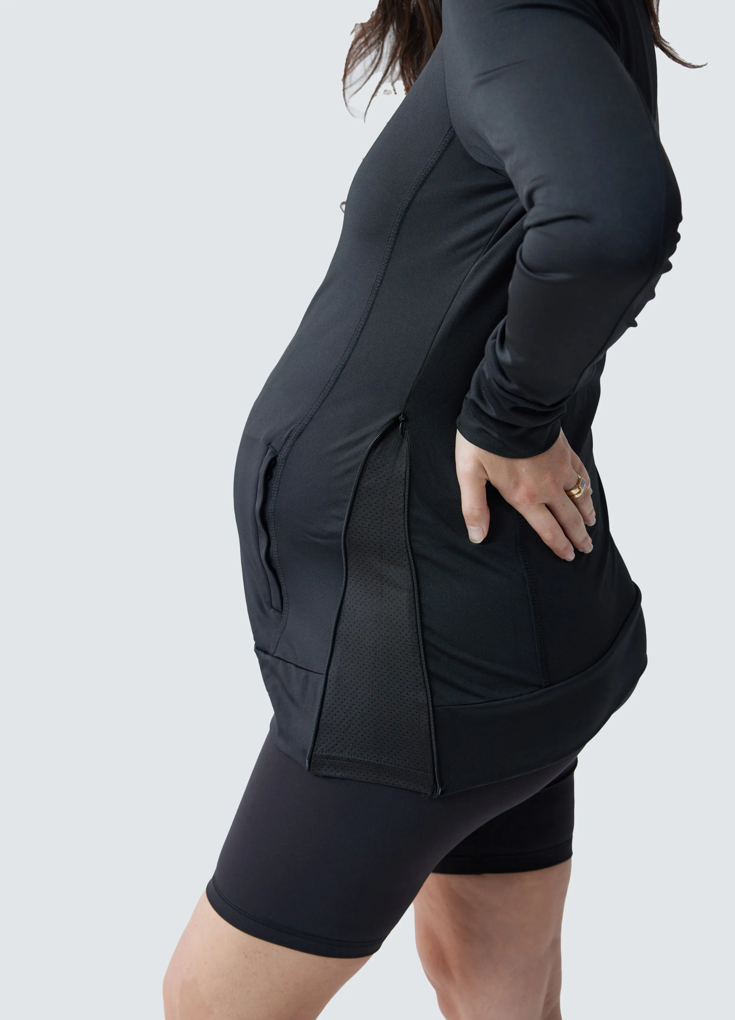 Active Maternity Side Zip Jacket