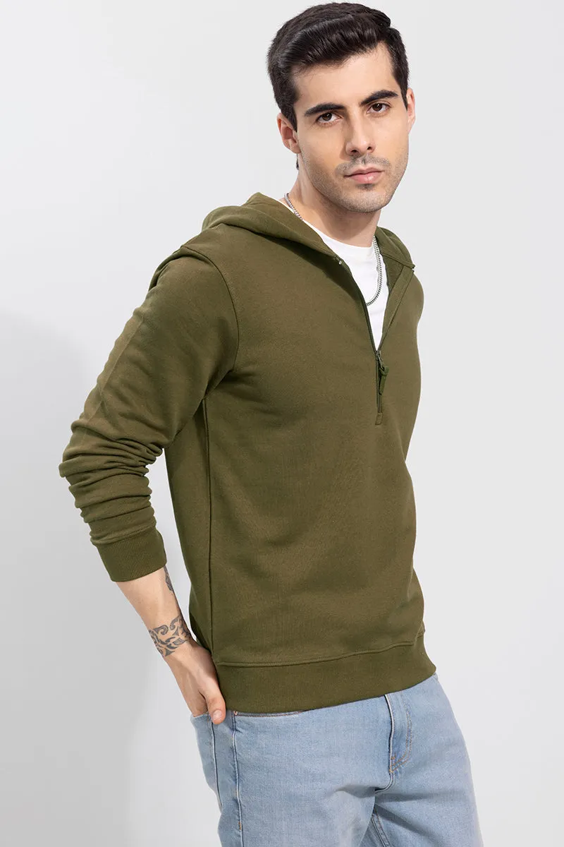 Active Olive Hoodie