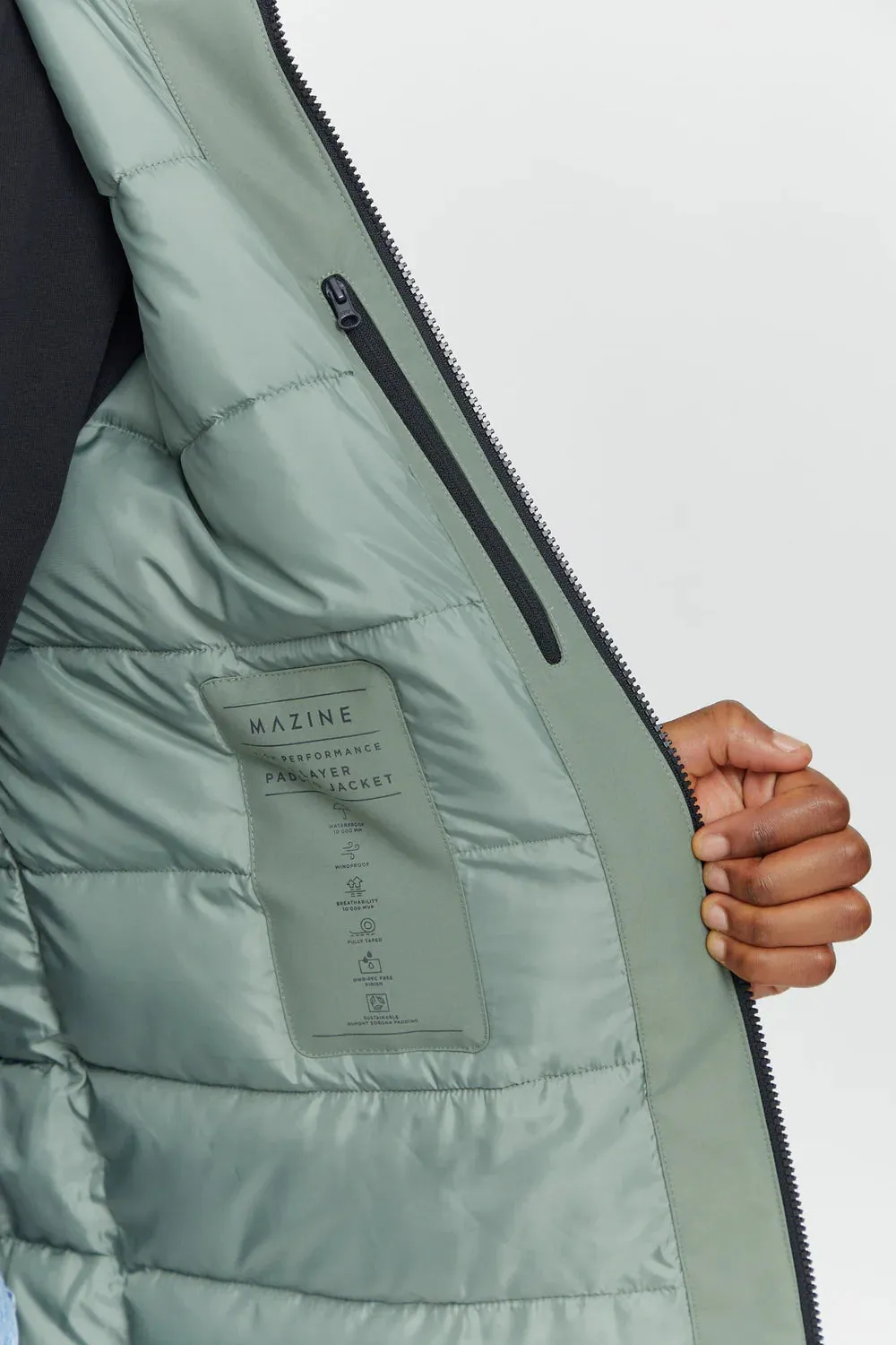 Aden Puffer Jacket . Jade