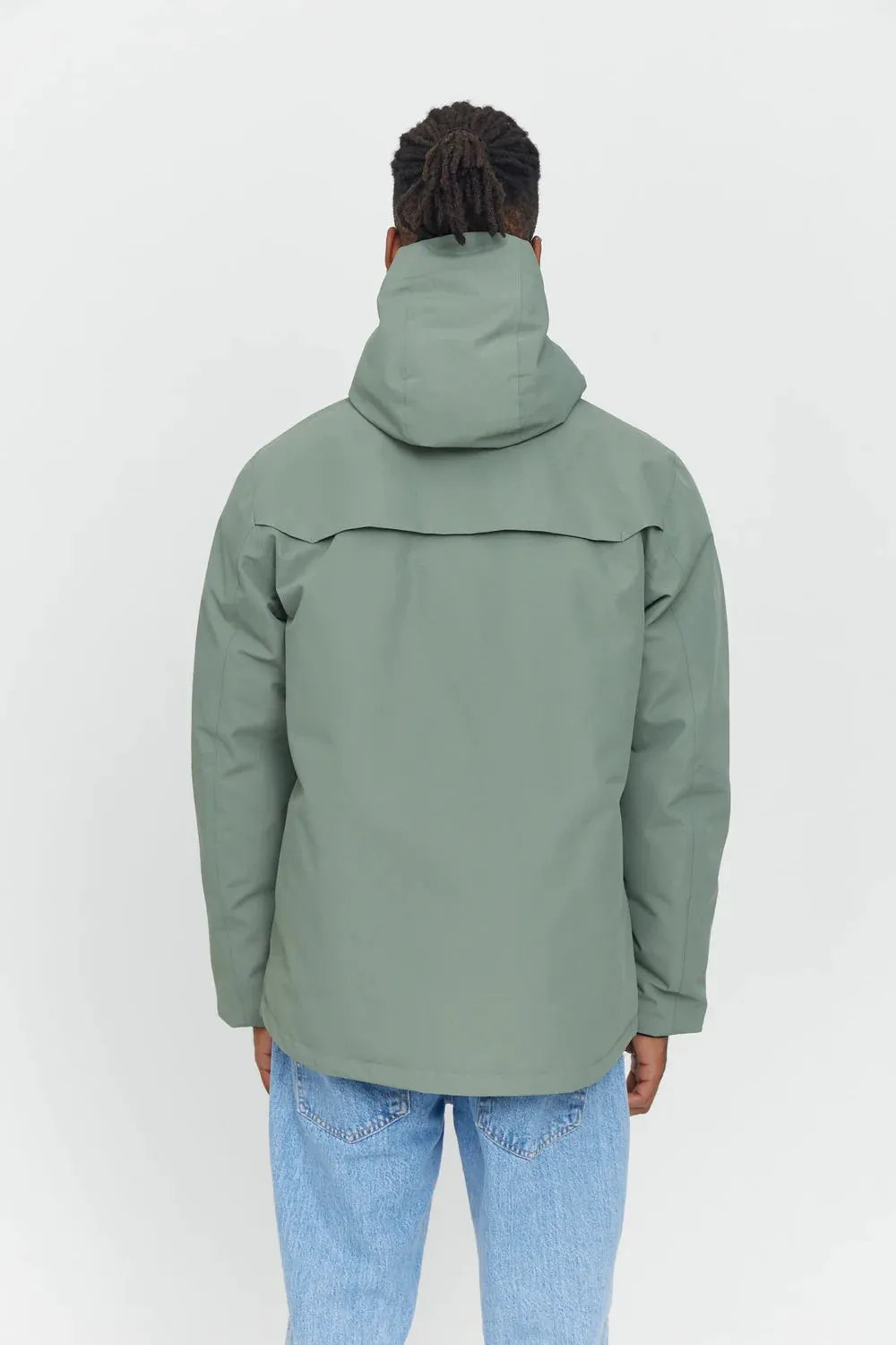 Aden Puffer Jacket . Jade