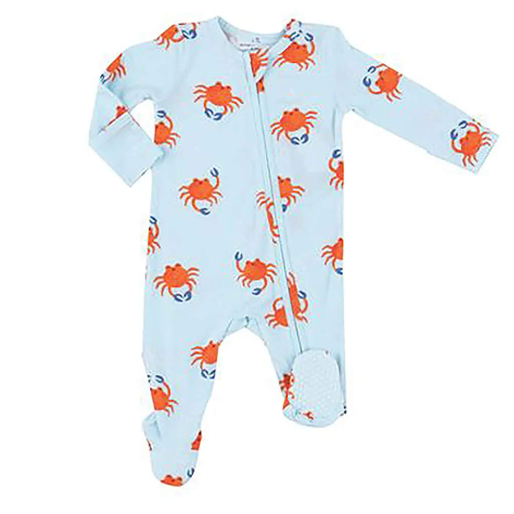 Angel Dear Zipper Footie Crabby Cuties