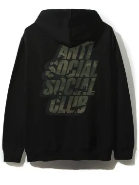 Anti Social Social Club Blocked Camo Hoodie Black