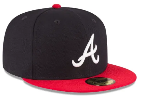 Atlanta Braves New Era 1995 World Series Side Patch 59FIFTY New Era Fitted Hat Cap