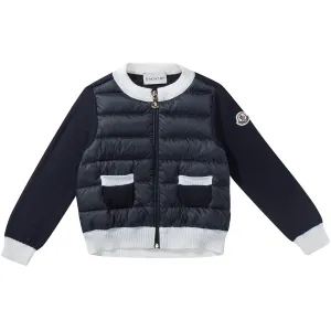 Baby  Girls  Navy  Blue  "Maglia Tricot"  Cardigan