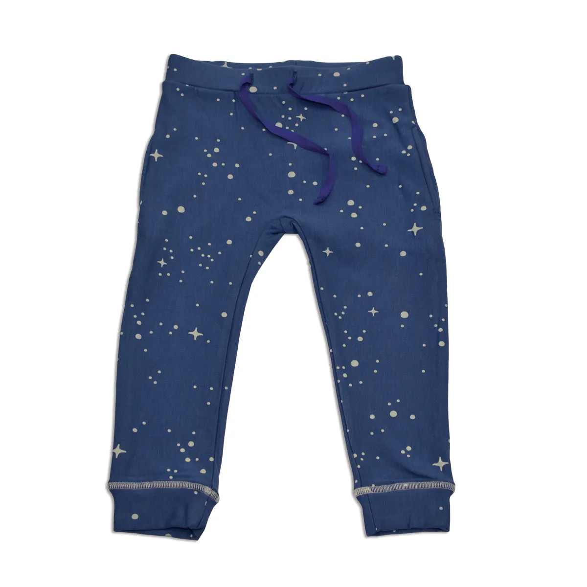 Bamboo Fleece Harem Pants (Galaxy Print)