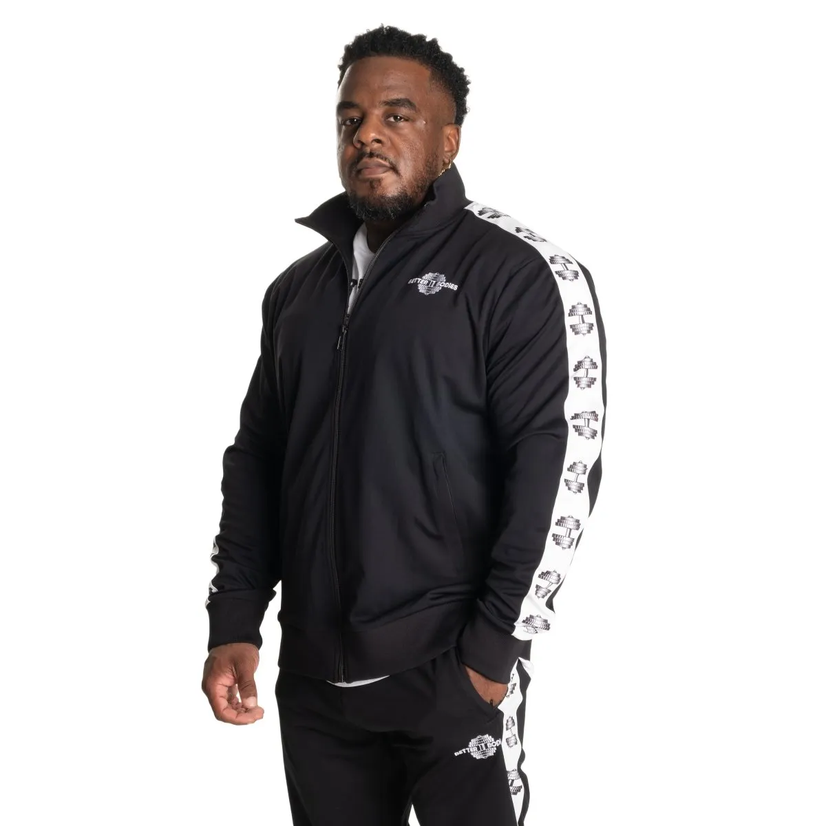 Better Bodies Bronx Track Jacket - Black V2