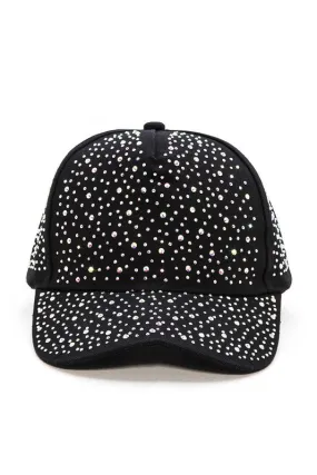 Bling It Babe- Black Bling Baseball Cap