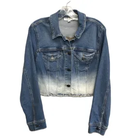 Blue Denim Jacket Denim By Lane Bryant, Size: Xl