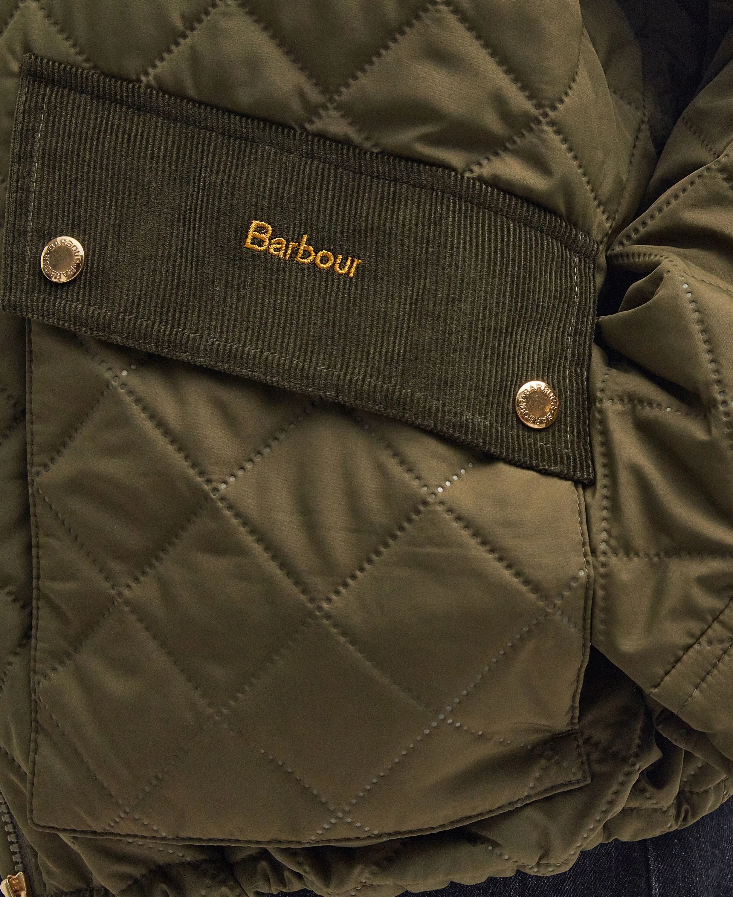 Bowhill Quilted Jacket - Army Green