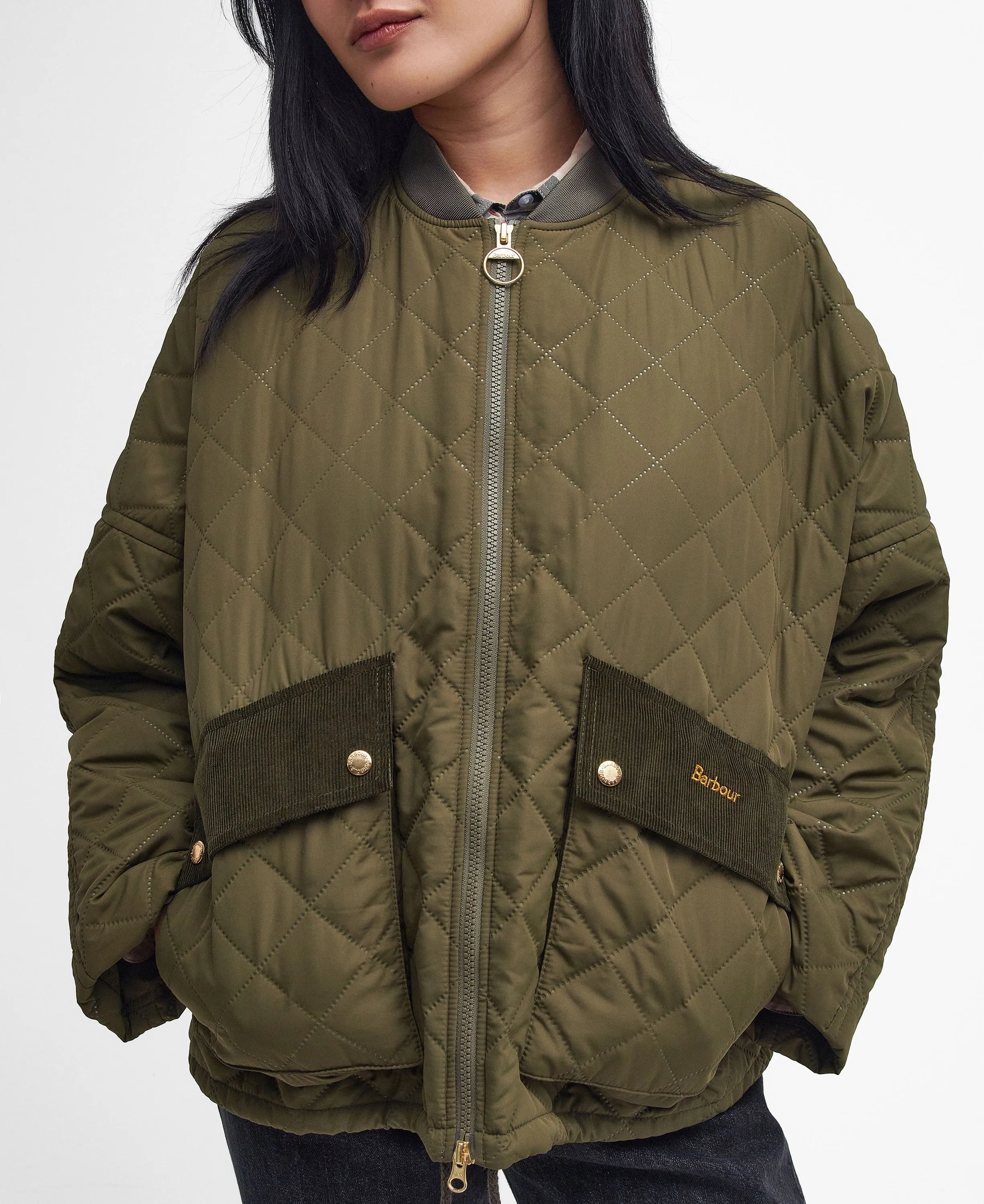 Bowhill Quilted Jacket - Army Green