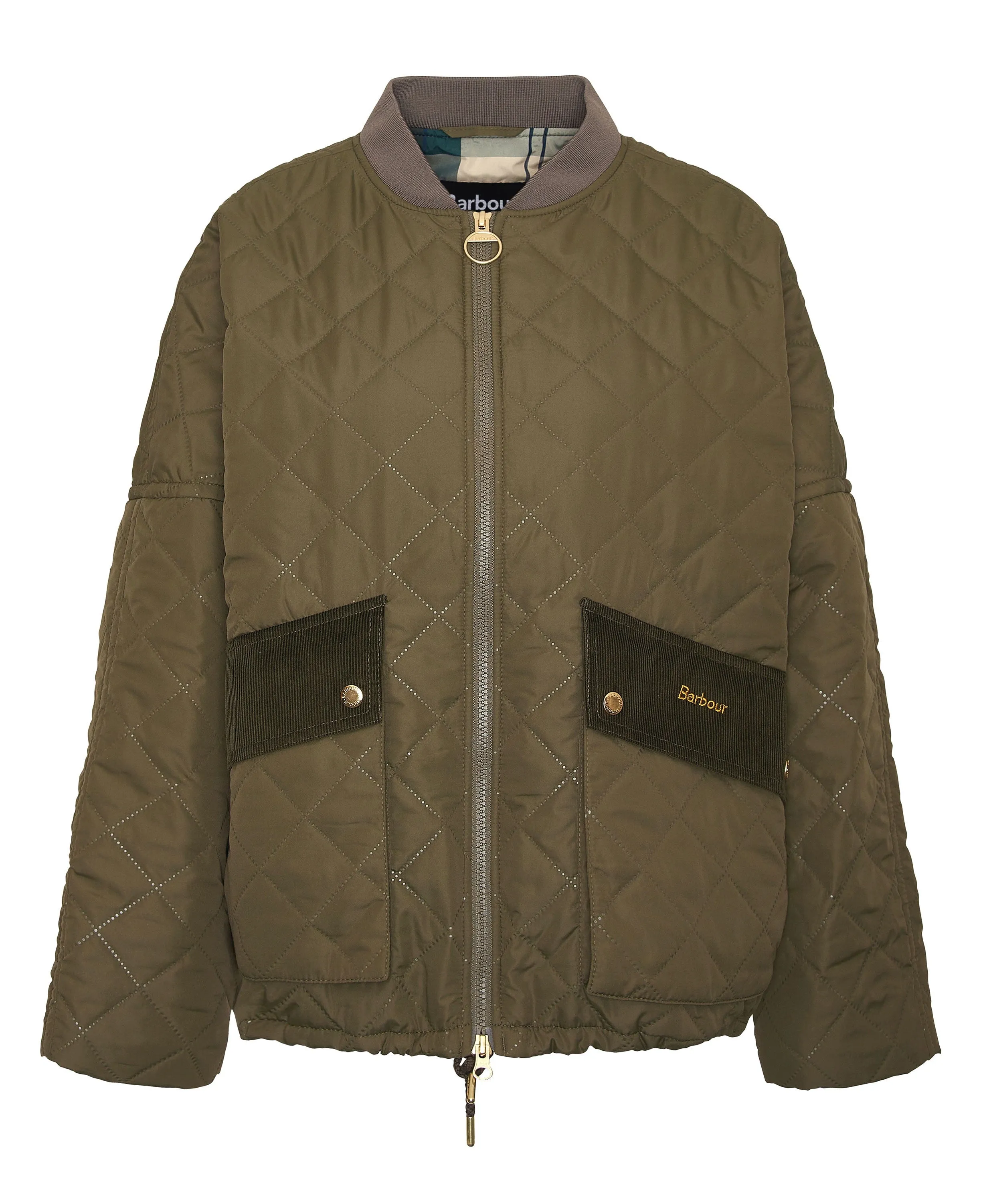 Bowhill Quilted Jacket - Army Green