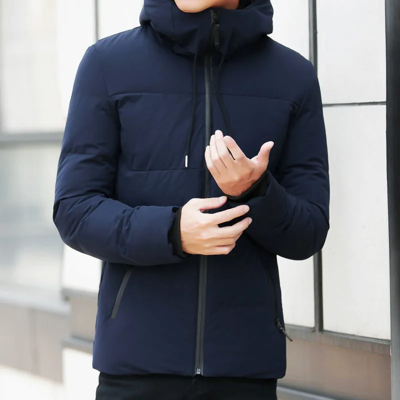 Brand Winter Jacket Men Clothes Outerwear Warm Slim fit