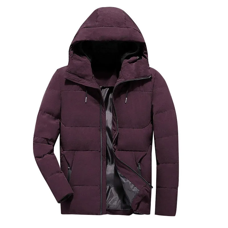 Brand Winter Jacket Men Clothes Outerwear Warm Slim fit