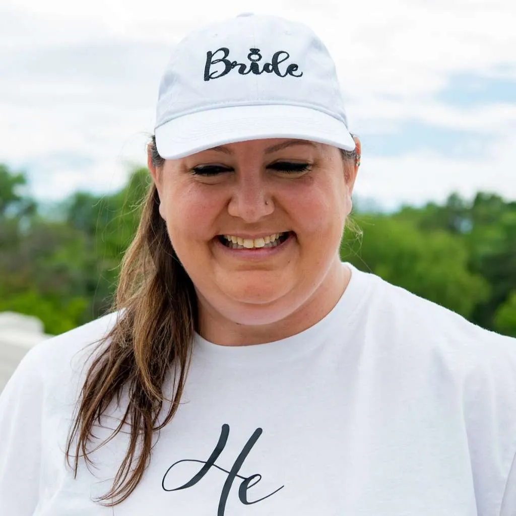 Bride & Groom Baseball Hat Set