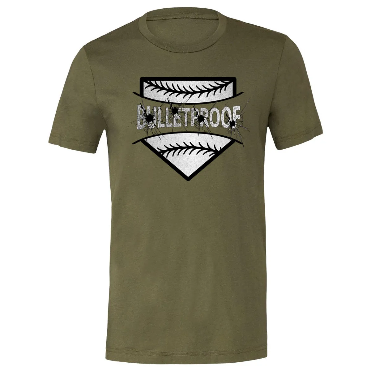 Bulletproof Fastpitch - Bulletproof Logo - Military Green (Tee/Hoodie/Sweatshirt)