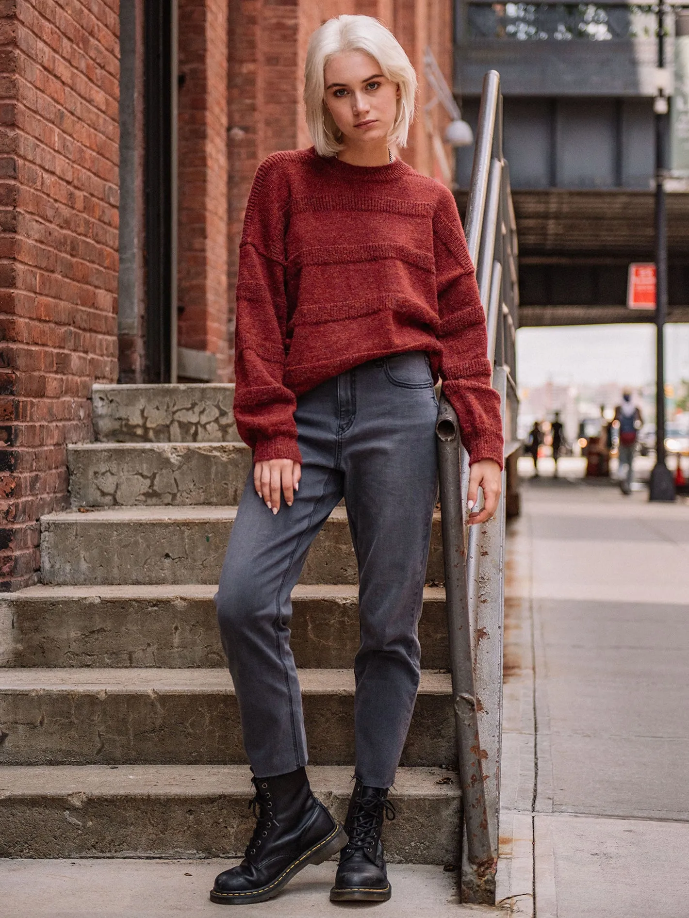 Cabability Sweater - Burgundy