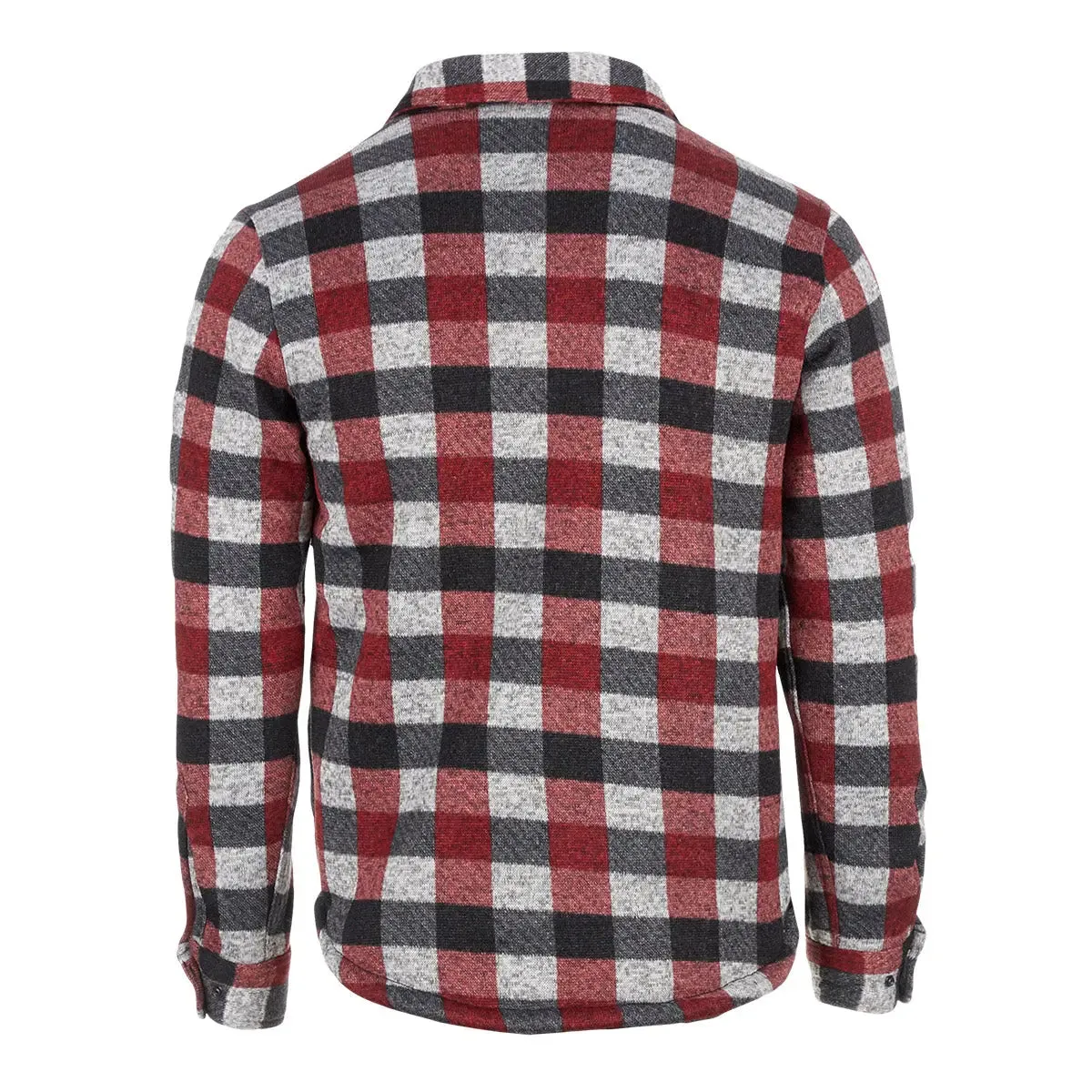 Canada Weather Gear Men's Sherpa Lined Buffalo Plaid Shirt Jacket