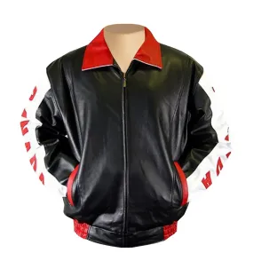 Canadian flag inspired Bomber style Jacket