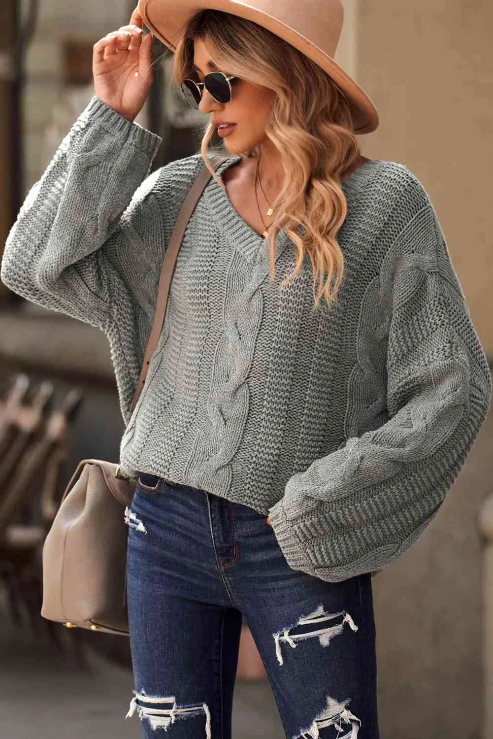 Casey Cable Knit Sweater