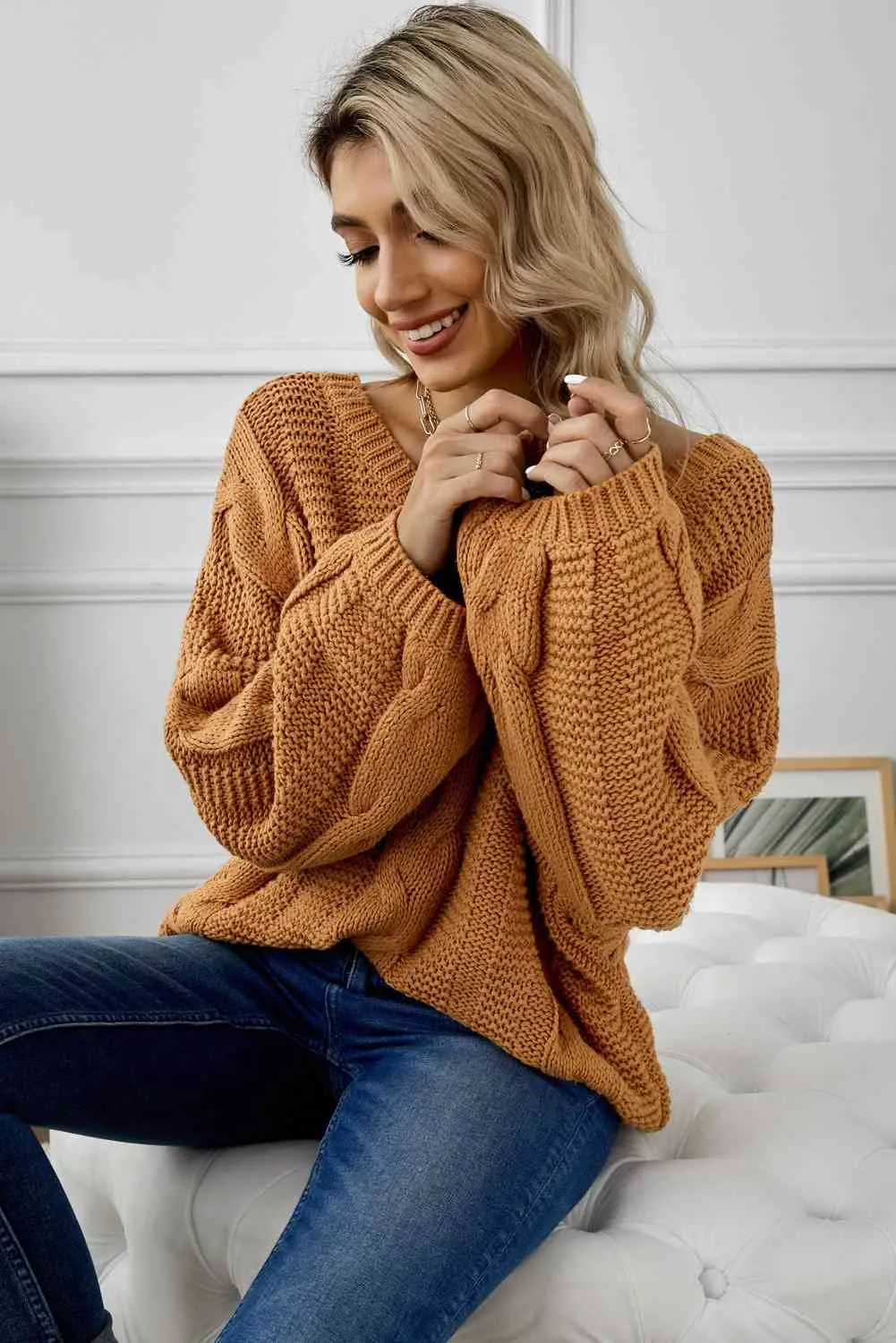 Casey Cable Knit Sweater