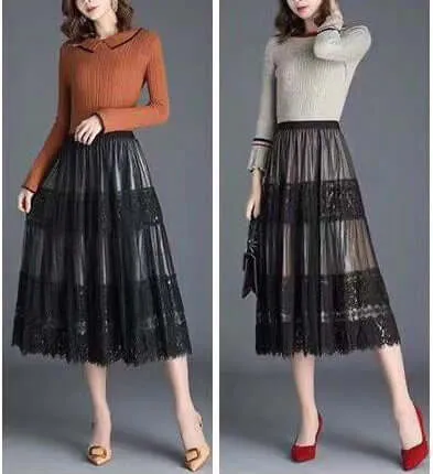 Celine pleated skirt