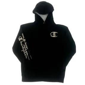 CHAMPION Powerblend Fleece Hoodie Glitch Logo