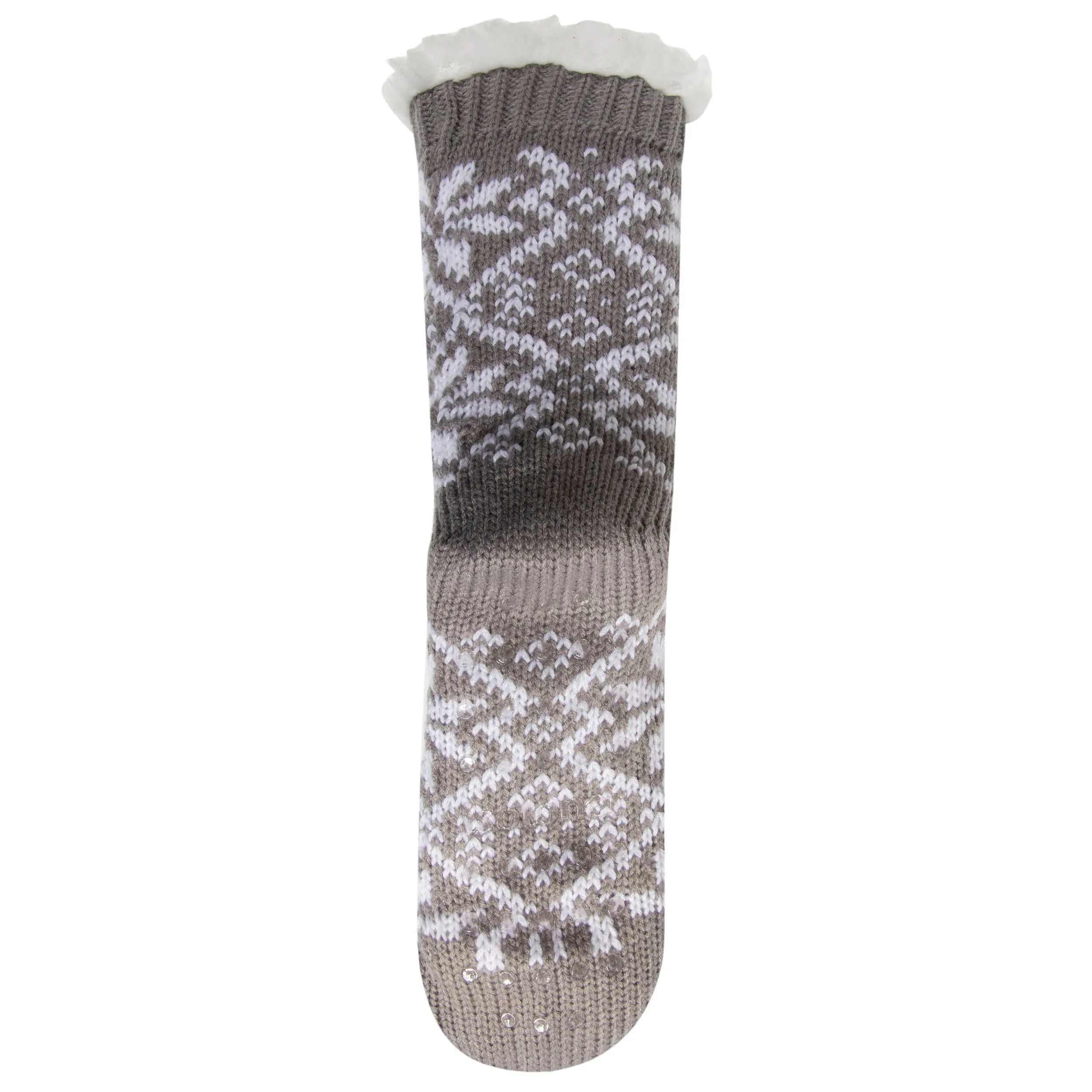 Chaussettes Femme flocon Gris