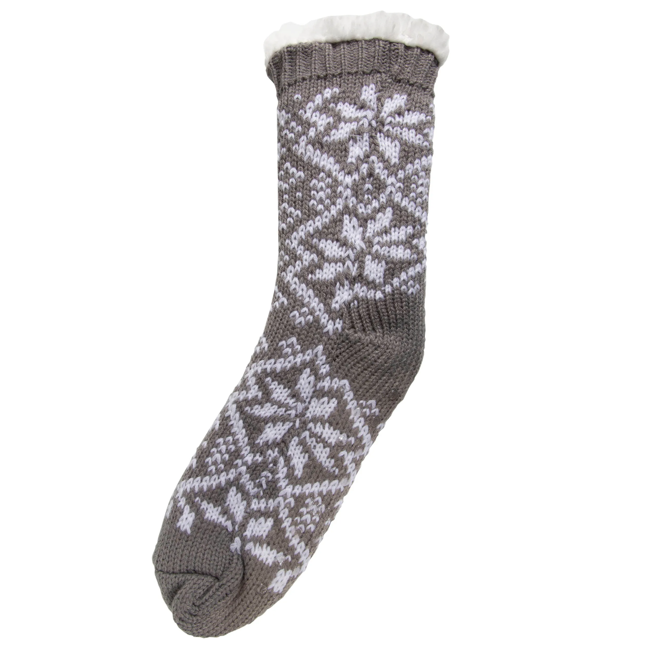 Chaussettes Femme flocon Gris