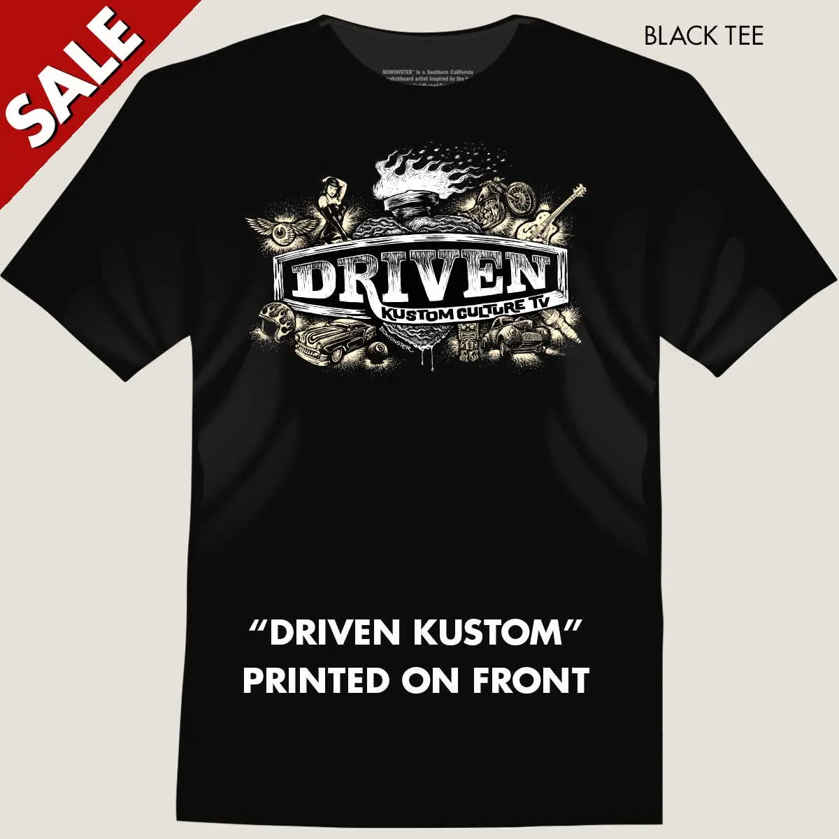 Clearance Men's Tee "Driven Kustom Culture" SIZE M