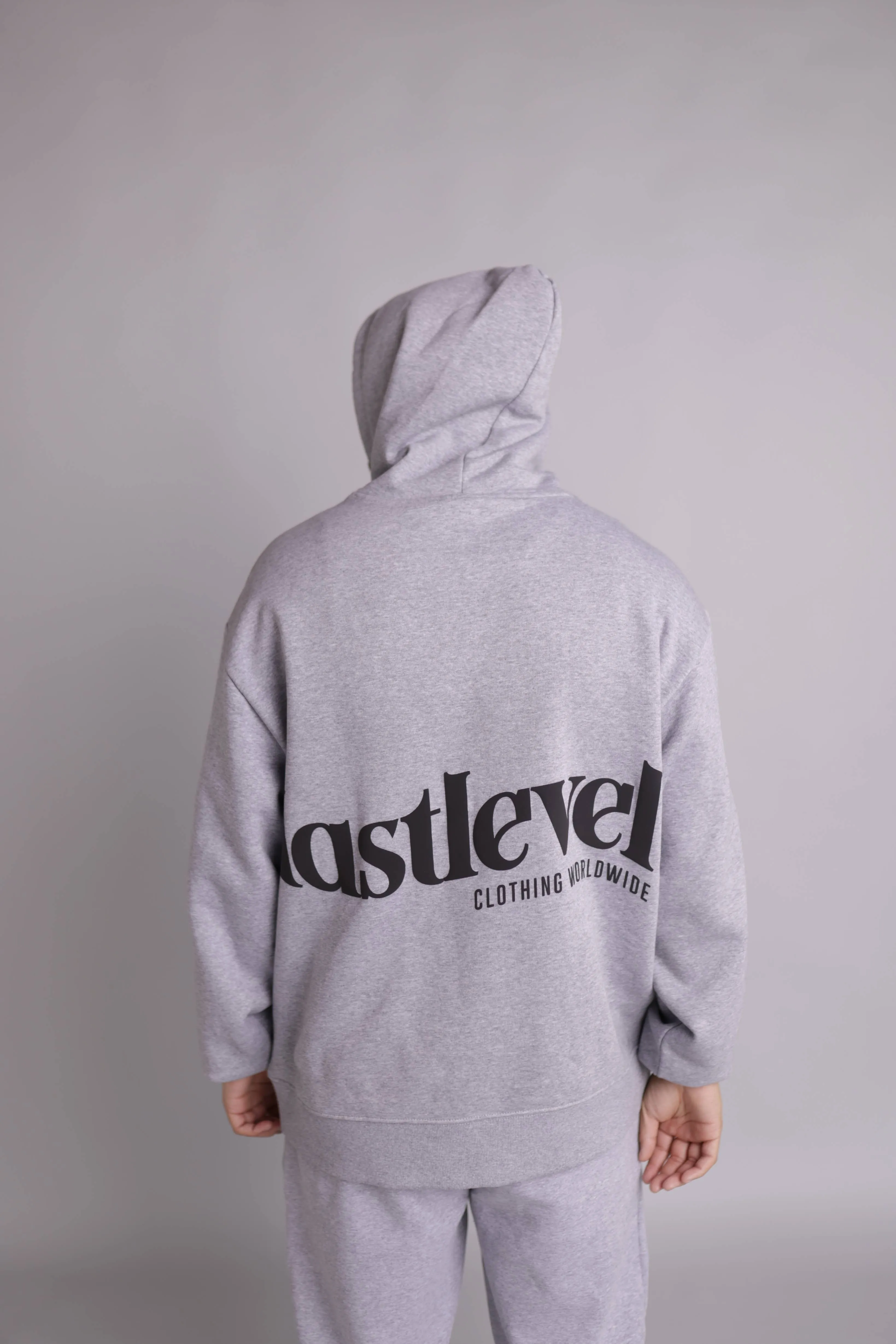 COMFY Oversized Hoodie - Grey Marle