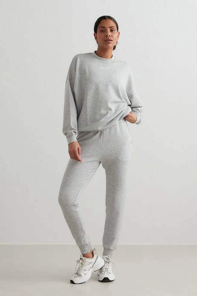 Comfy Sweatshirt | Light Grey Melange