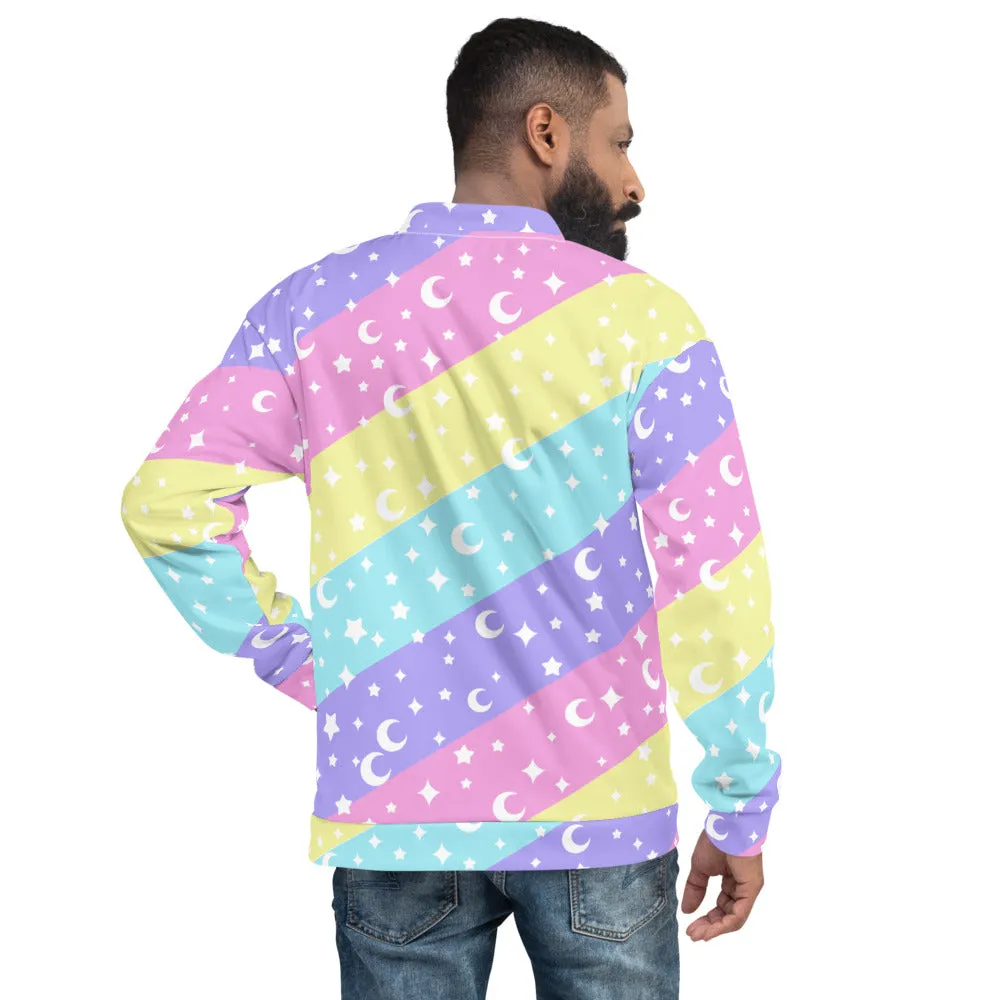 Cosmic Rainbow Unisex Bomber Jacket