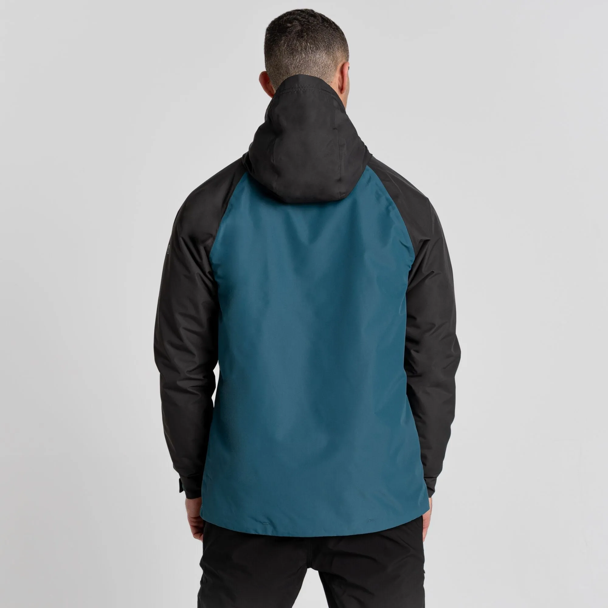 Craghoppers Mens Sebastian Waterproof Breathable Jacket-BLACK PEPPER