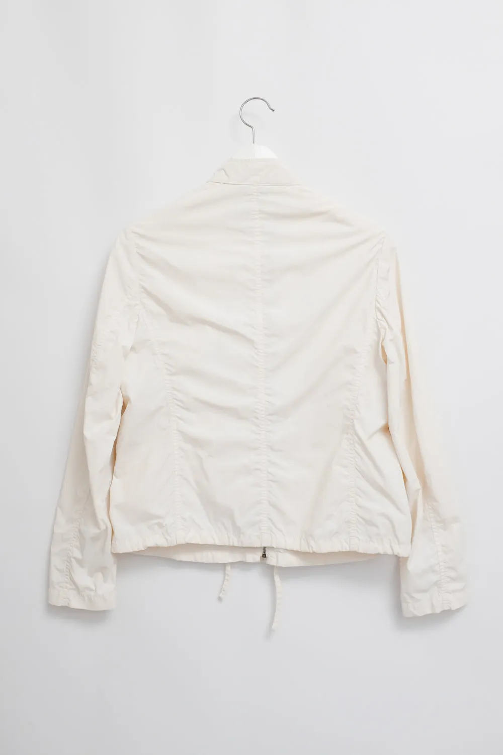 CREAM STEFANEL SLIM WINDBREAKER