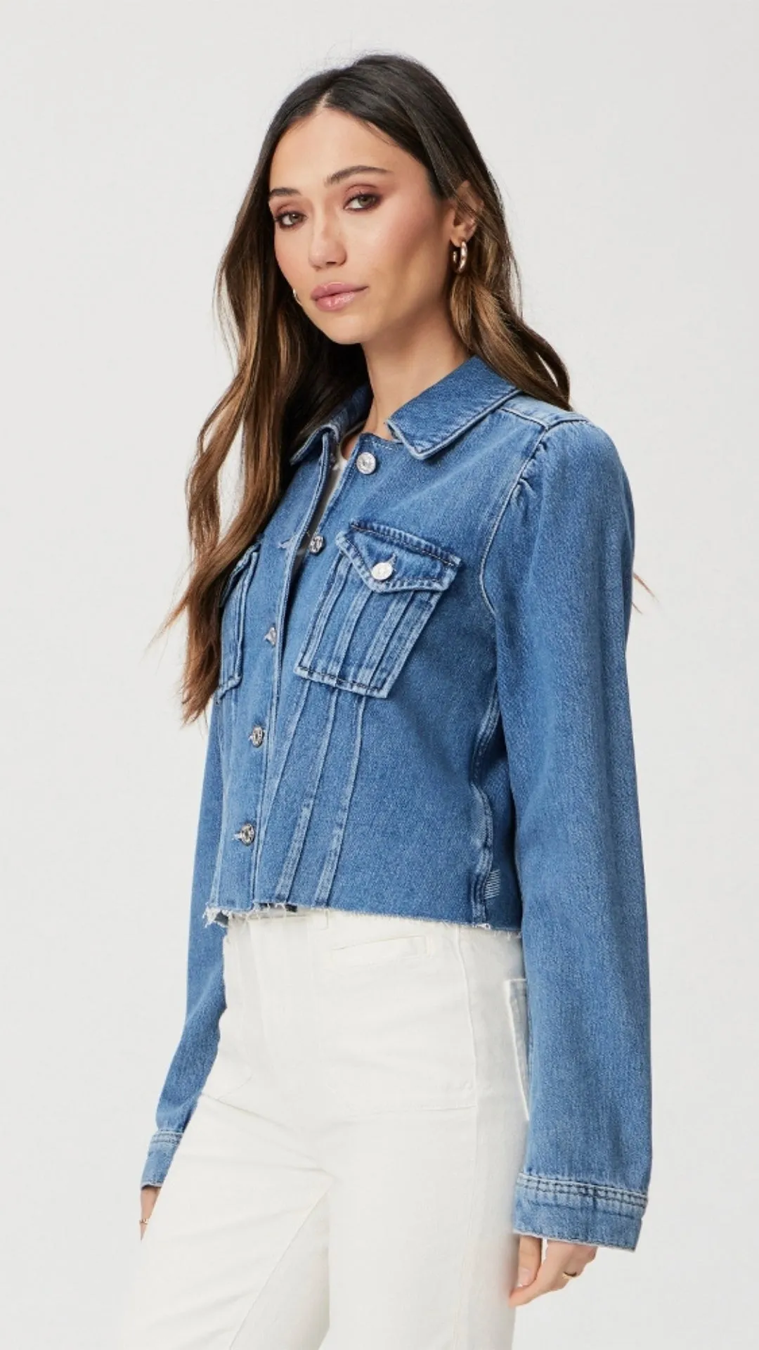 CROPPED PACEY DENIM JACKET - Selah