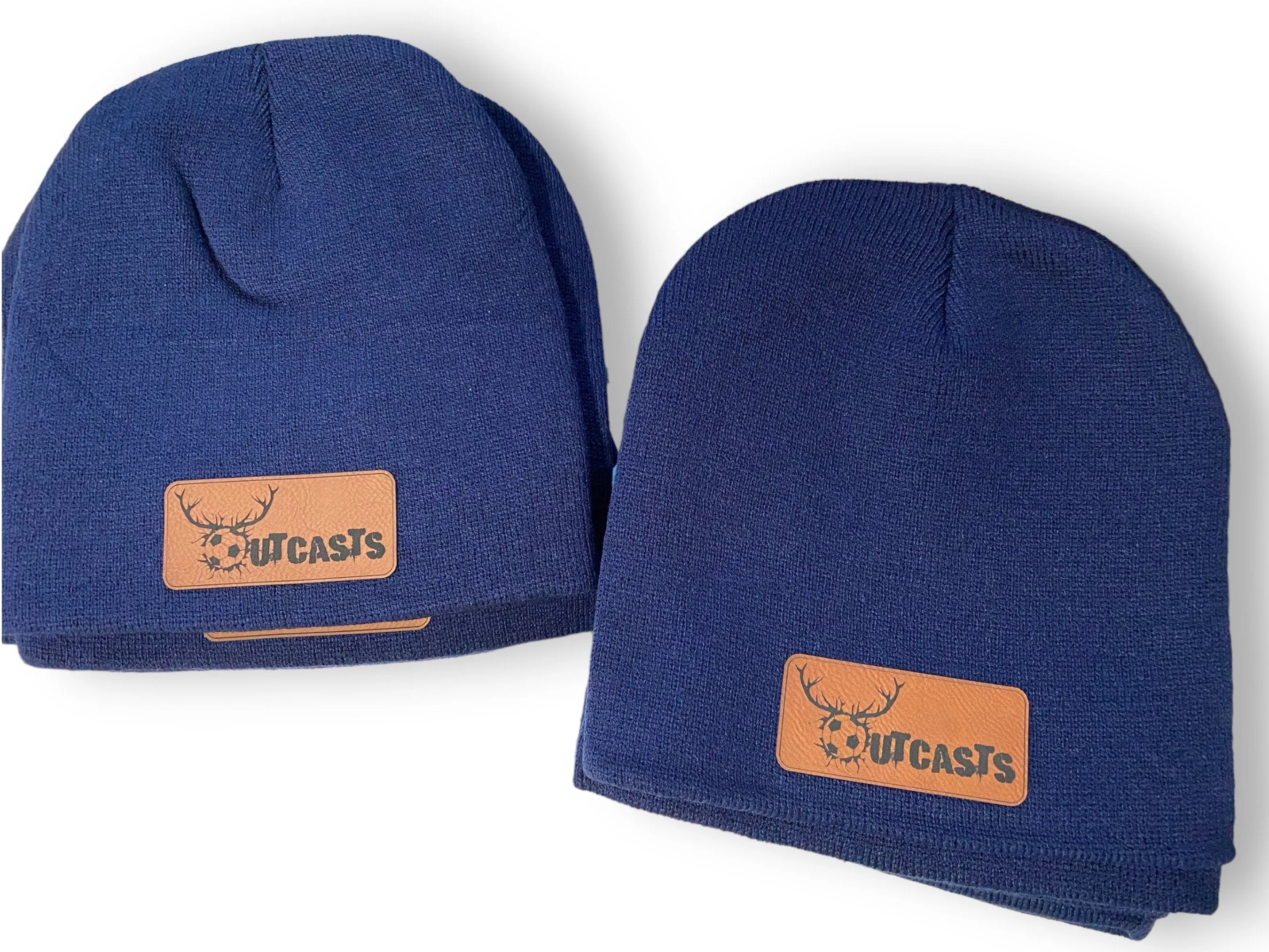 Custom Leatherette Patch - Personalize Hats, Jackets, Beanies - No Minimums & Bulk Rates