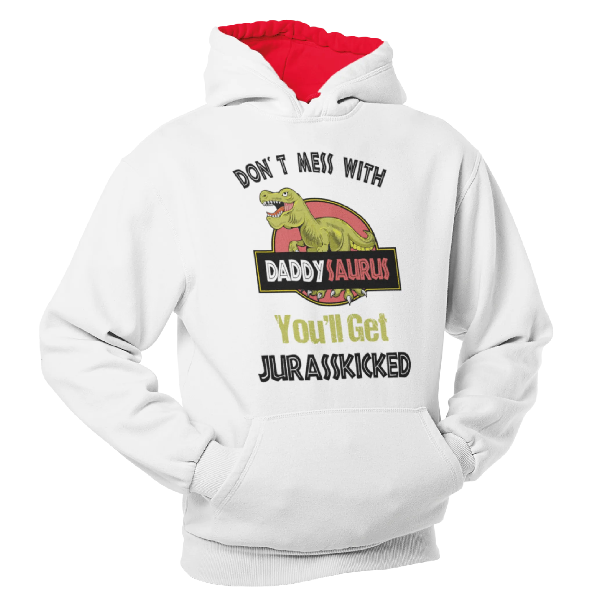 Daddysaurus Humour Hoodie