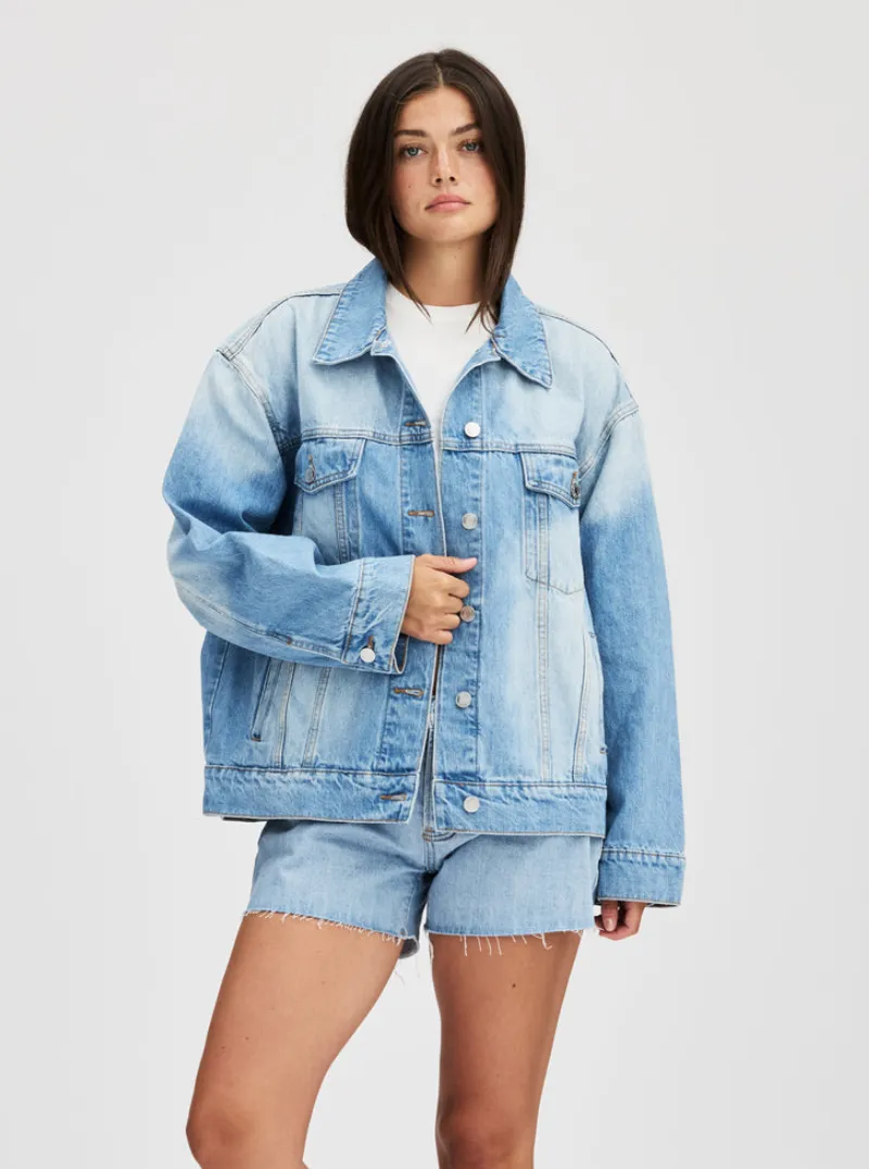 Denim Jacket in Light Wash