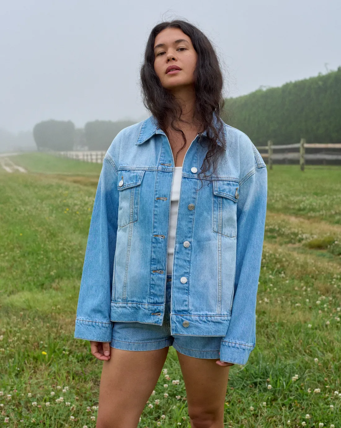 Denim Jacket in Light Wash