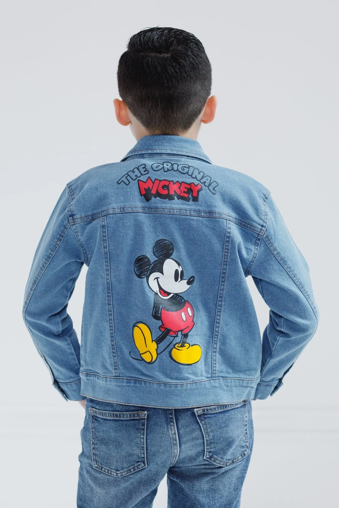 Disney Mickey Mouse Denim Jacket Overalls Shortalls Pants Infant to Big Kid