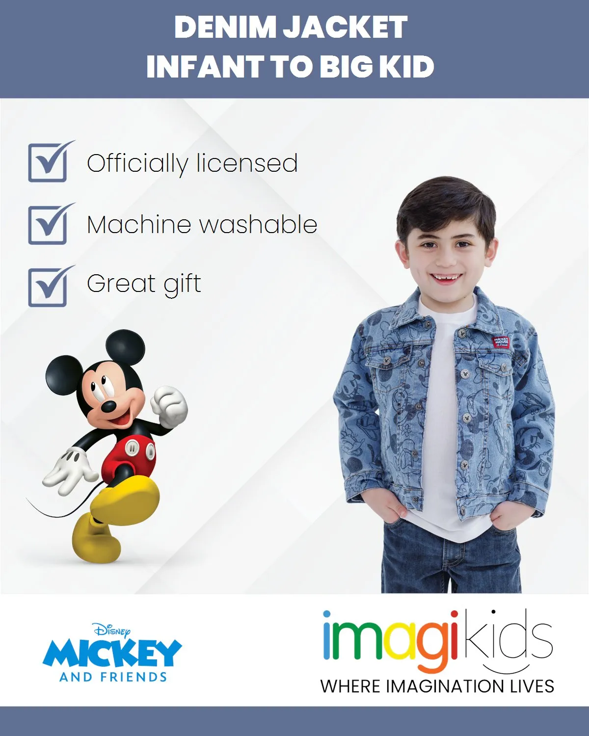 Disney Mickey Mouse Denim Jacket