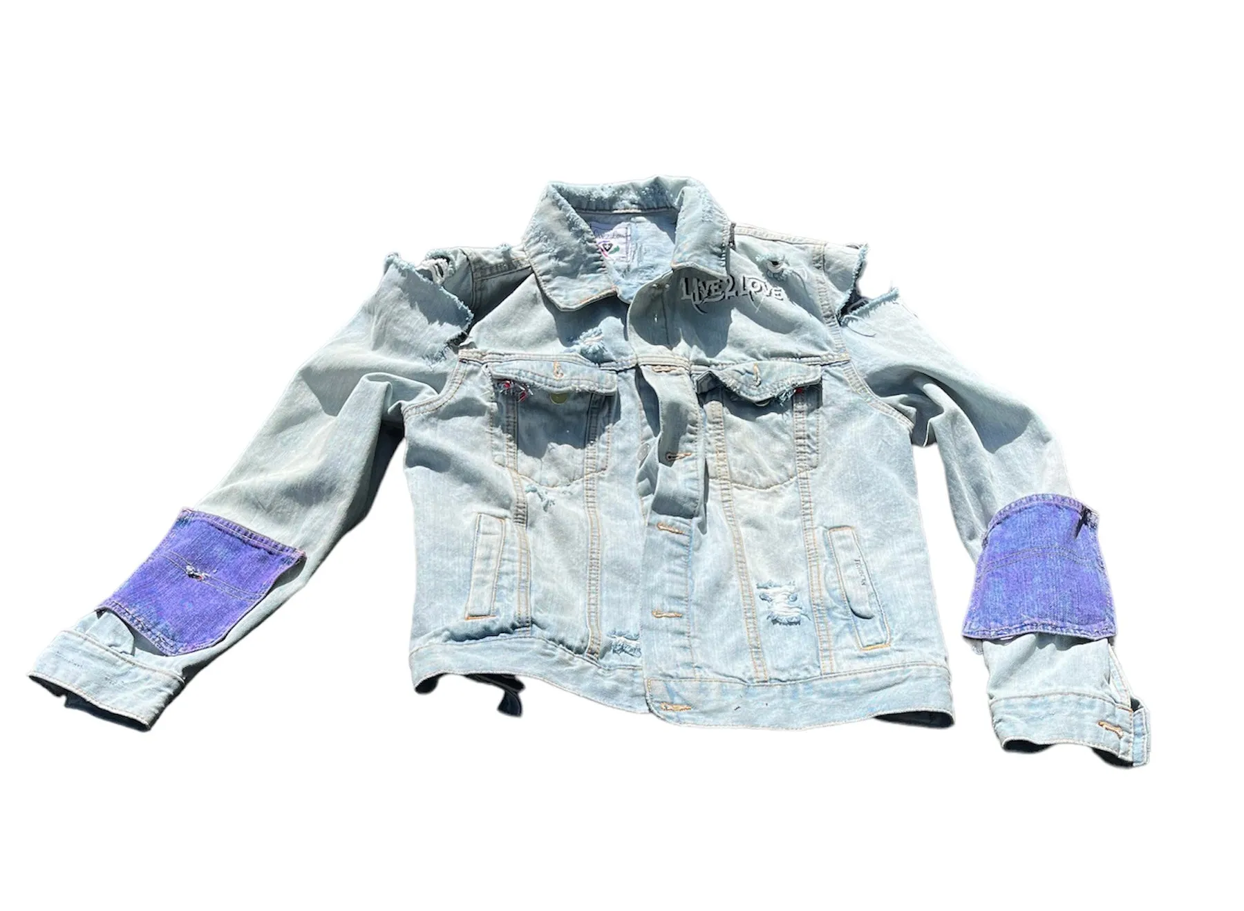 Distress Denim Jacket