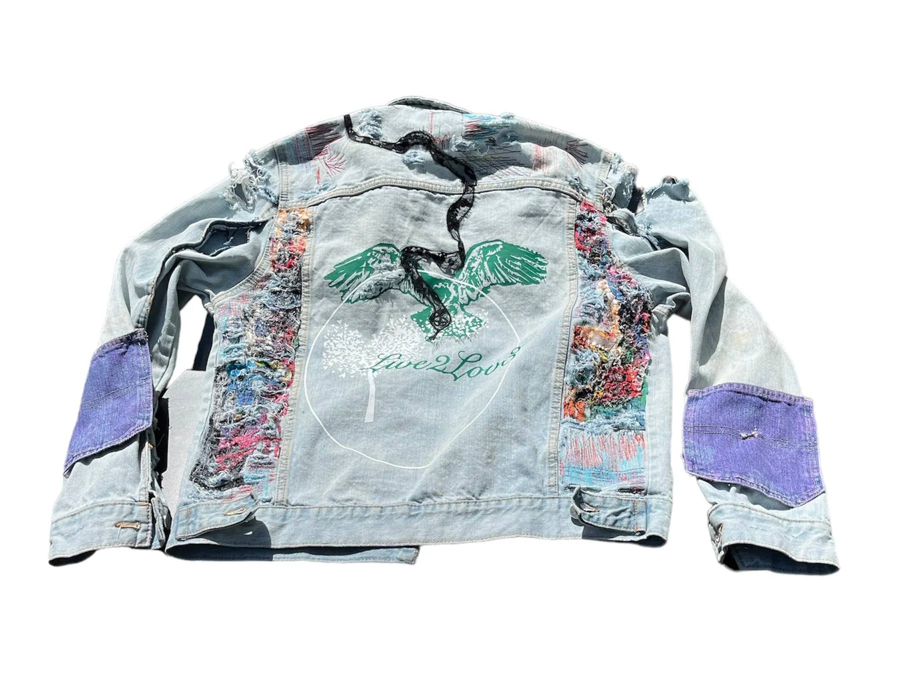 Distress Denim Jacket