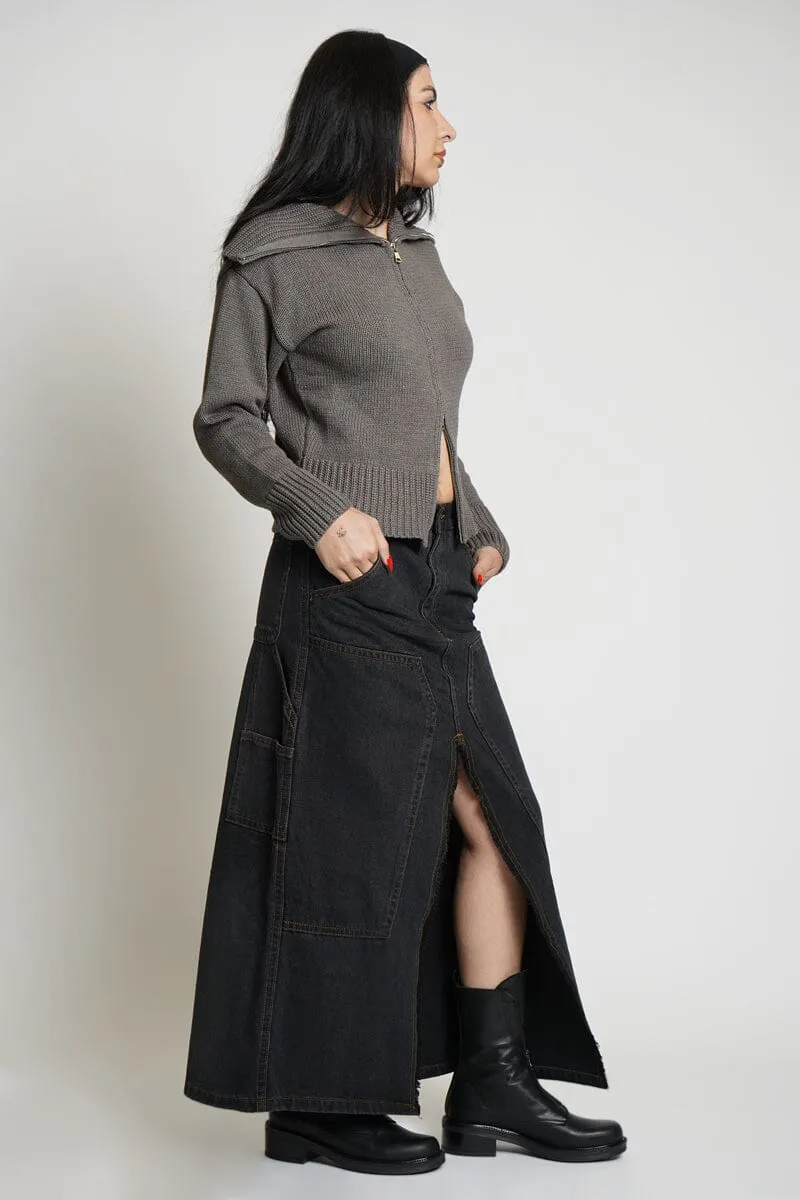 Edie Sweater - Charcoal