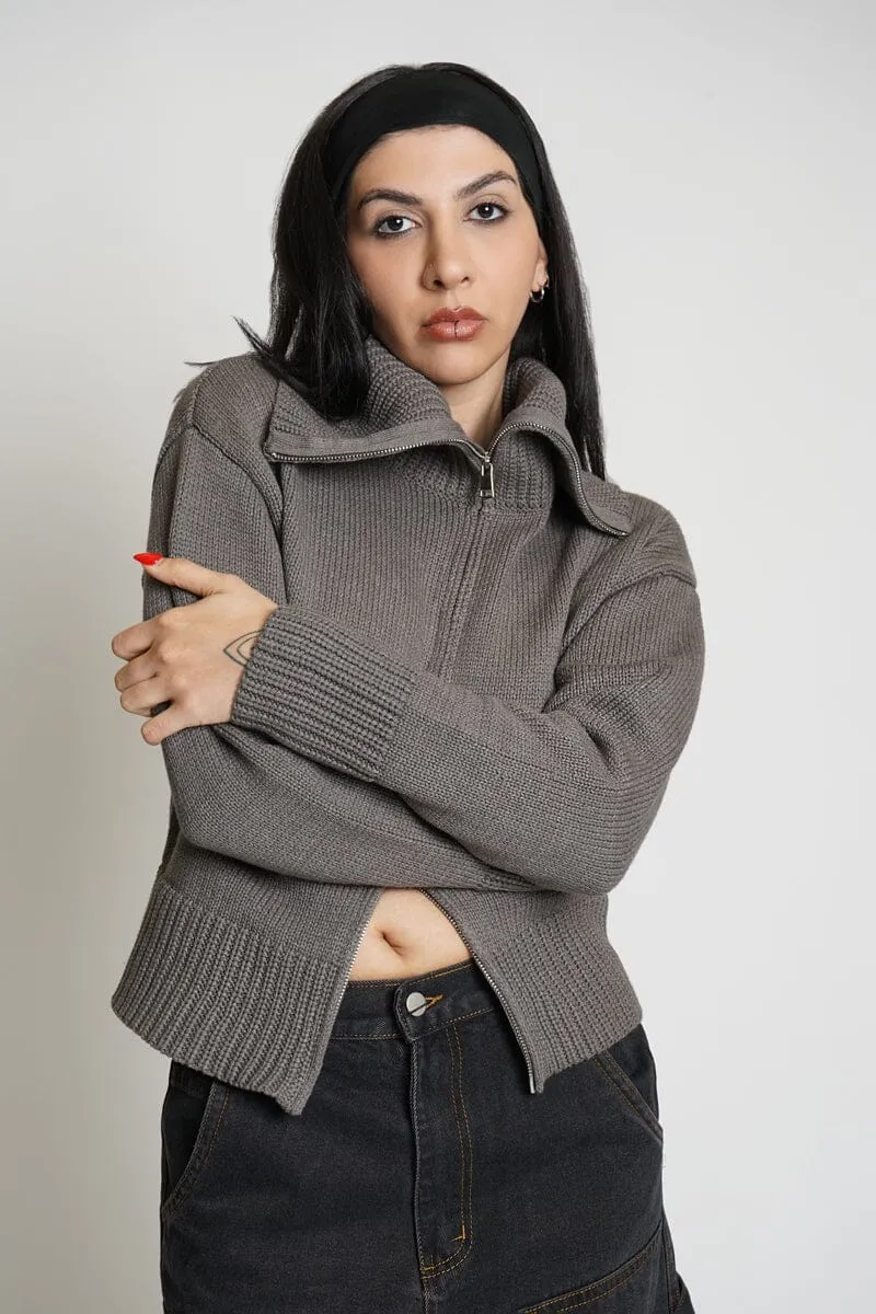 Edie Sweater - Charcoal