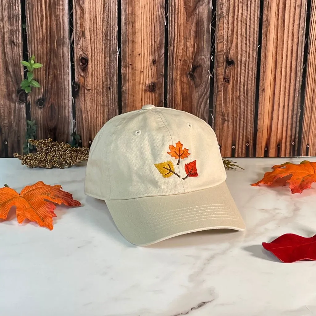 Fall Leaves Baseball Hat