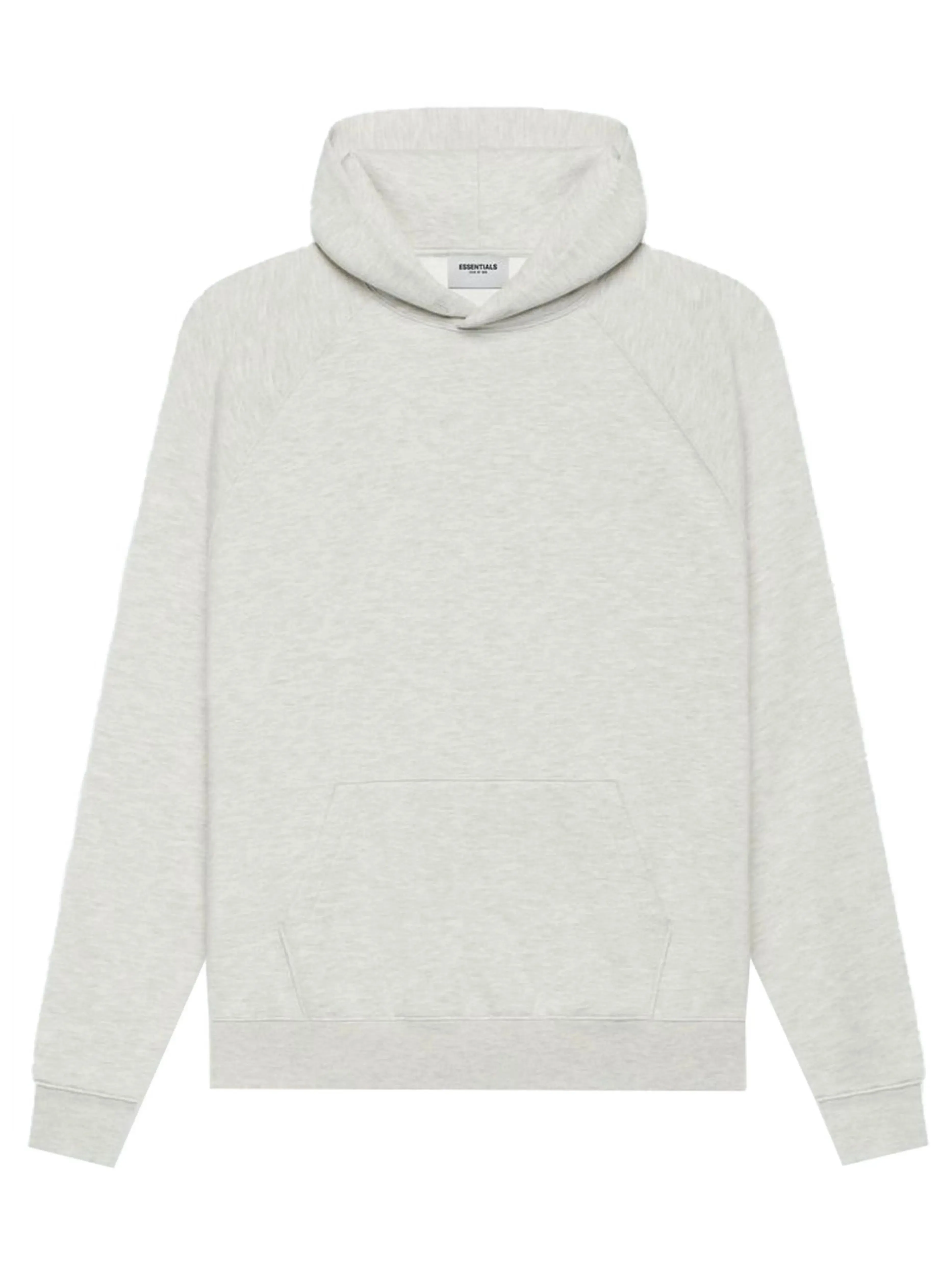 Fear Of God Essentials Back Logo Hoodie Light Heather Oatmeal [SS21]